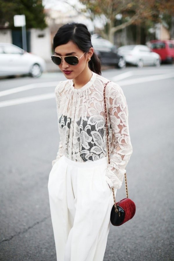 7 Street Style Ways to Wear the Lace Trend ...