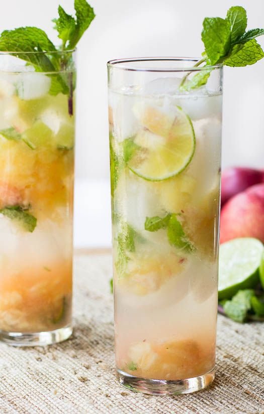 Nectarine Mojitos