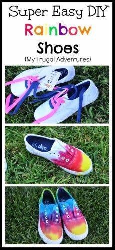 Rainbow Tie Dye Shoes