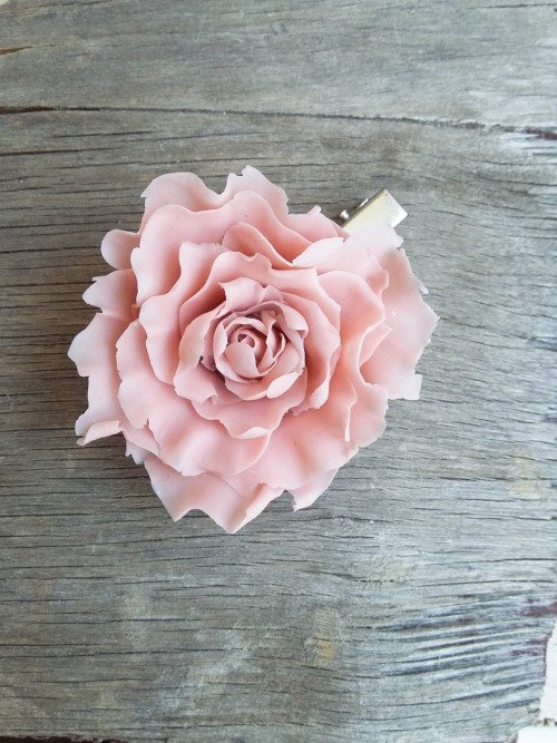 Try a Floral Barrette for a Fun New Look