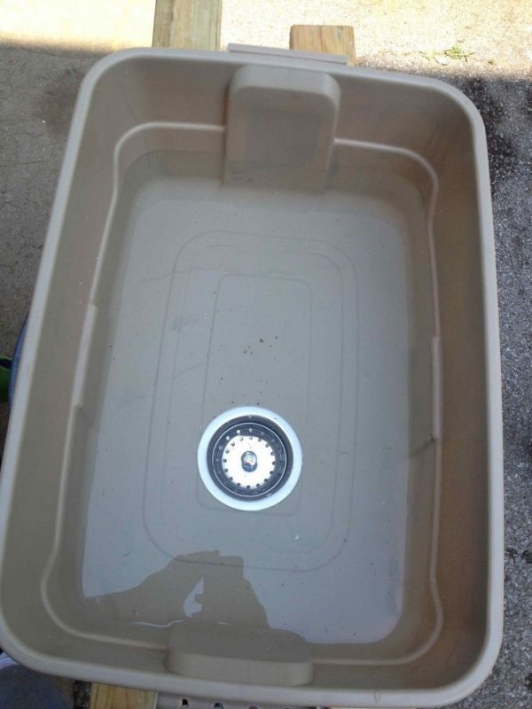 Great Idea for a Sink While Camping