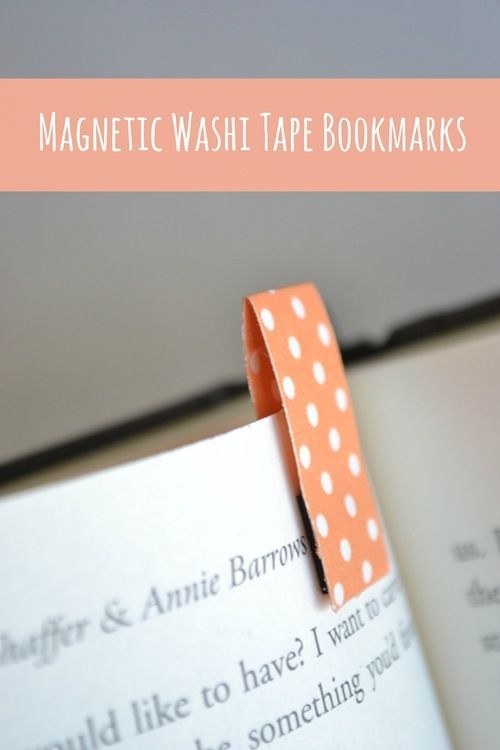 Magnetic Washi Tape Bookmark