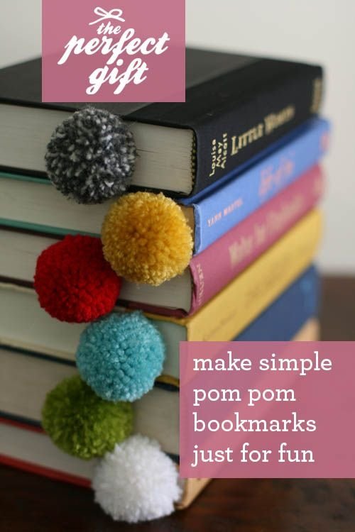 Pom Pom Bookmarks
