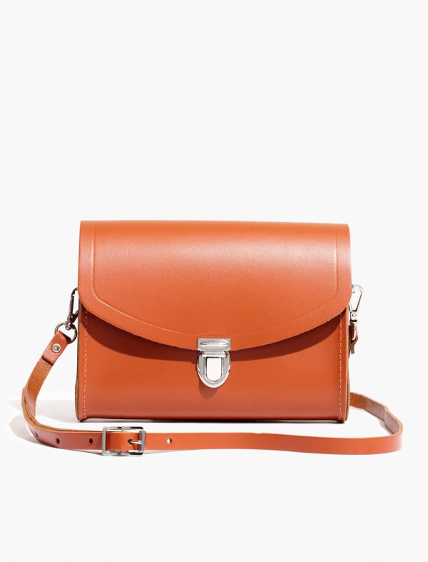 Medium Push Lock Crossbody Bag