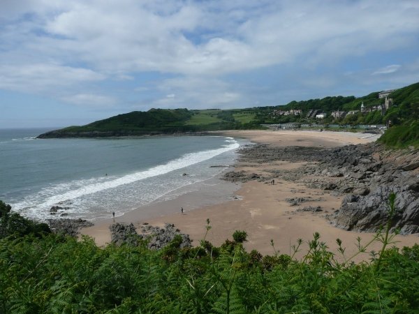 Limeslade Bay in Swansea