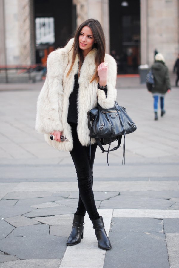 Faux Fur Coat