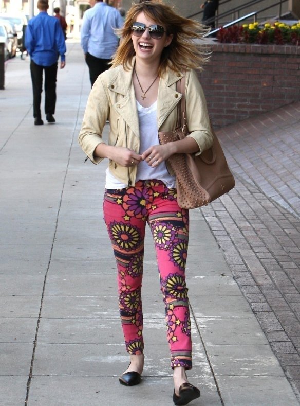 Patterned Pants