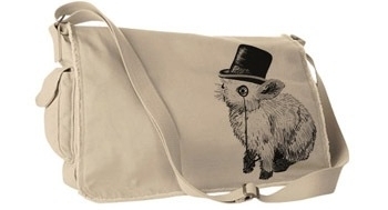 Deadworry Sir Fancy Rabbit Messenger Bag