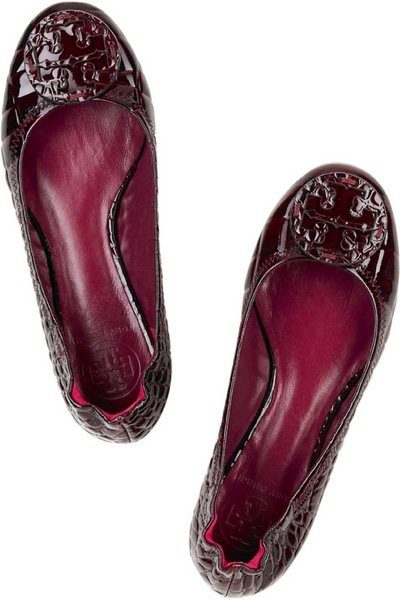 Tory Burch Reva Patent Ballet Flats