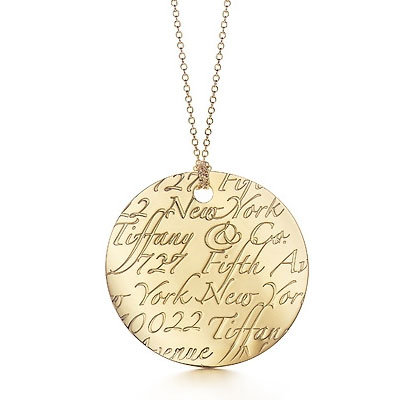 Tiffany Notes round Pendant