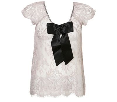 Lace Bow Top - Sexy Top for Going out