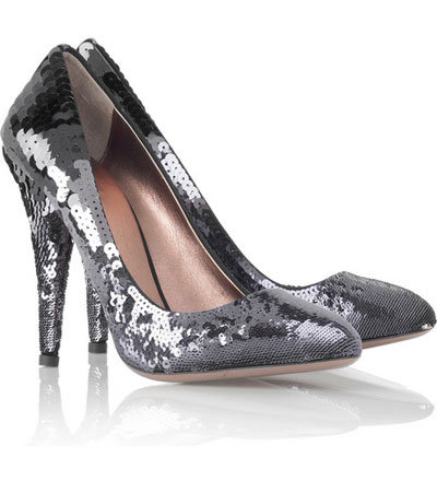 Miu Miu Paillette Embellished Pumps