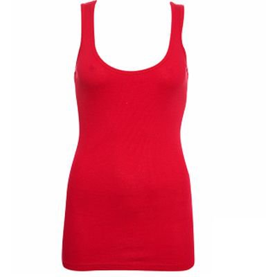 Premium Basic Style: Ribbed Scoop Neck Vest