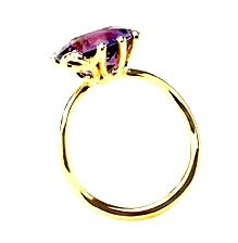 Dior "Oui" Ring with Diamons and Amethyst