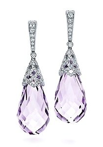 Tiffany Amethyst Weave Earrings