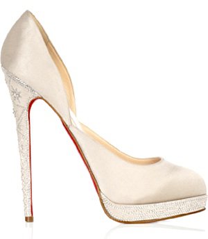 Christian Louboutin Eugenie Satin Pump