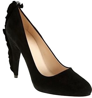 Prada Ruffle Back Pump