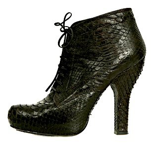 Proenza Schouler Python-printed Leather Bootie