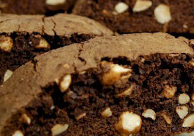 Chocolate Hazelnut Biscotti: