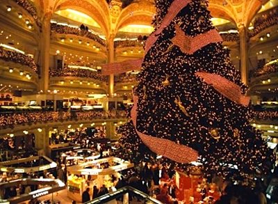 Christmas Tree at Galeries Lafayette, Paris