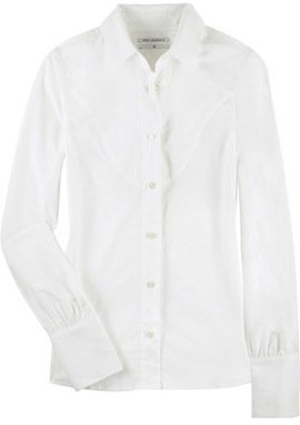 A Man's Classic White Shirt