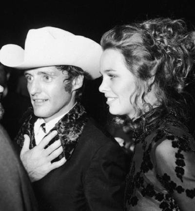 Dennis Hopper and Michelle Phillips