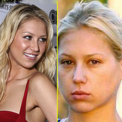 anna kournikova without makeup