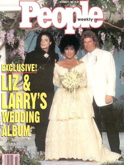 Elizabeth Taylor and Larry Fortensky ...