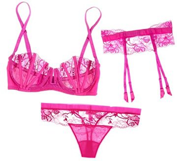 Indomitable Lace Bra, Panty, and Suspender Belt by La Perla ...