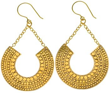 Crescent Earrings by Anna Beck ...