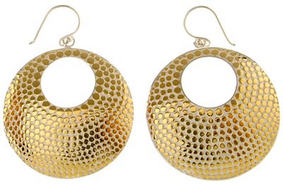 Open Disc Earrings by Anna Beck ...