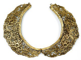 Aurélie Bidermann - Gold Lace Choker ...