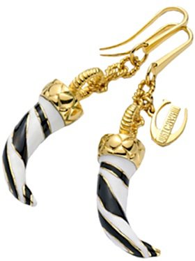 Animal Print Fang Earrings by Just Cavalli ...