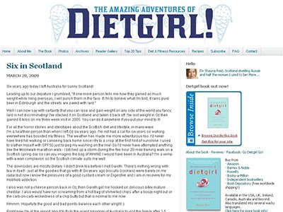 the AMAZING ADVENTURES of DIET GIRL