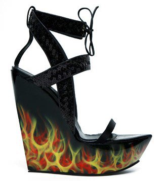 Viktor & Rolf - Painted Flame Wedge ...