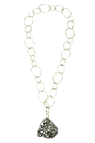 Aurélie Bidermann - Chain-link Necklace with Crystal Cluster ...