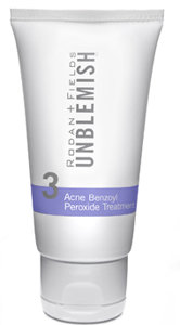 Step 3: Unblemish Acne Benzoyl Peroxide Treatment by Rodan + Fields ...