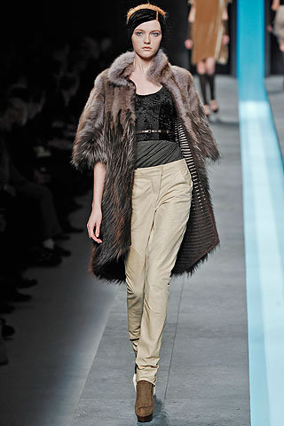 Fendi Medium Long Fur Coat