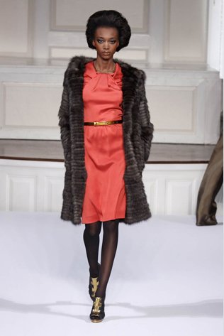 Oscar De La Renta Double Face Sable Fur Coat