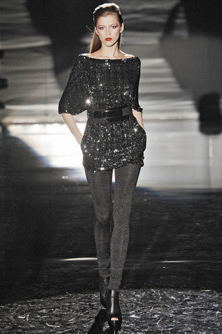 Disco Dancing at Gucci Short Sequined Dress