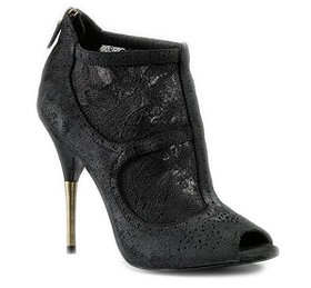 Elizabeth and James Open-Toe Ankle Boots