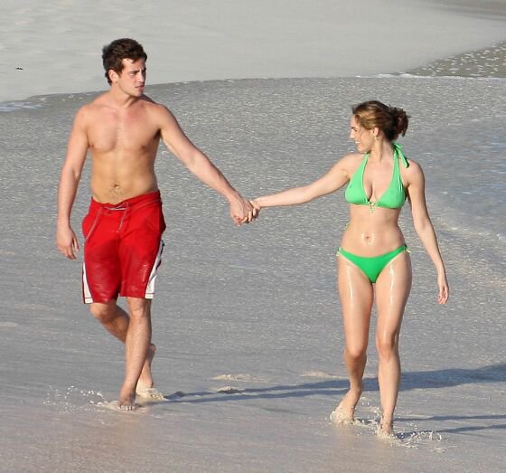 Kelly Brook with Danny Cipriani