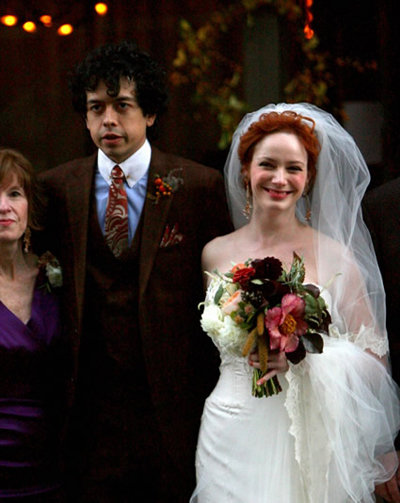 Christina Hendricks Ties the Knot