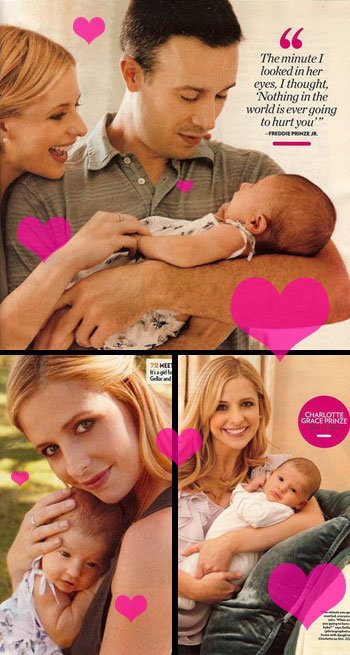 Sarah Michelle Gellar and Freddie Prinze Jr. for People