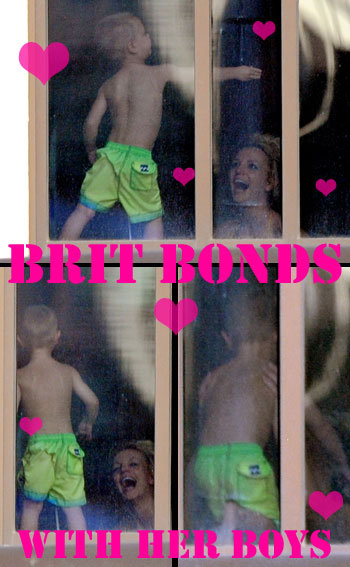 Britney Reunited with Her Babies