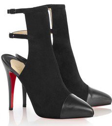 Christian Louboutin Lynn 120 Backless Ankle Boots