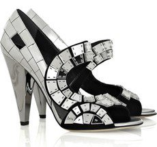 Thakoon Mirror Mosaic Strappy Sandals