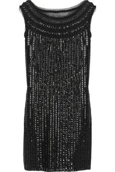 Philosophy Di Alberta Ferretti Sequin Embellished Mesh Dress