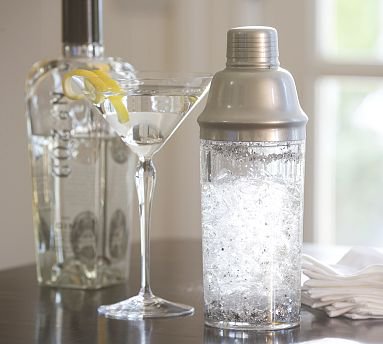 Pottery Barn Snowglobe Cocktail Shaker