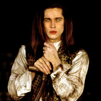 Brad Pitt as Louis in Interview with a Vampire